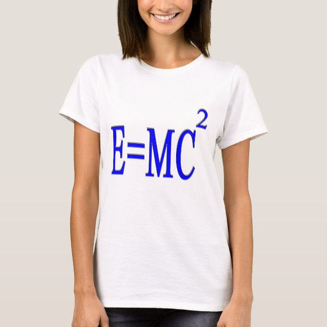 E=MC 2 (blått) T-shirt (Framsida)