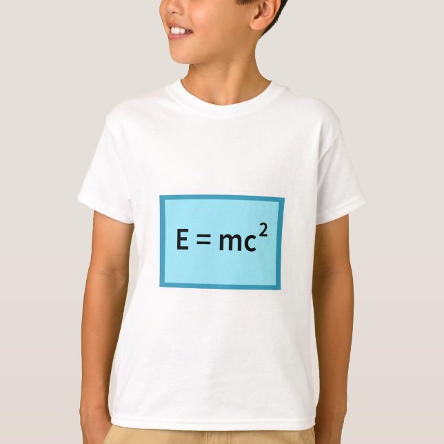 E=mc^2 T Shirt (Framsida)