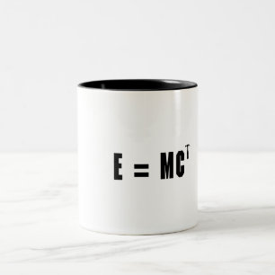 E=MC bultar! Två-Tonad Mugg