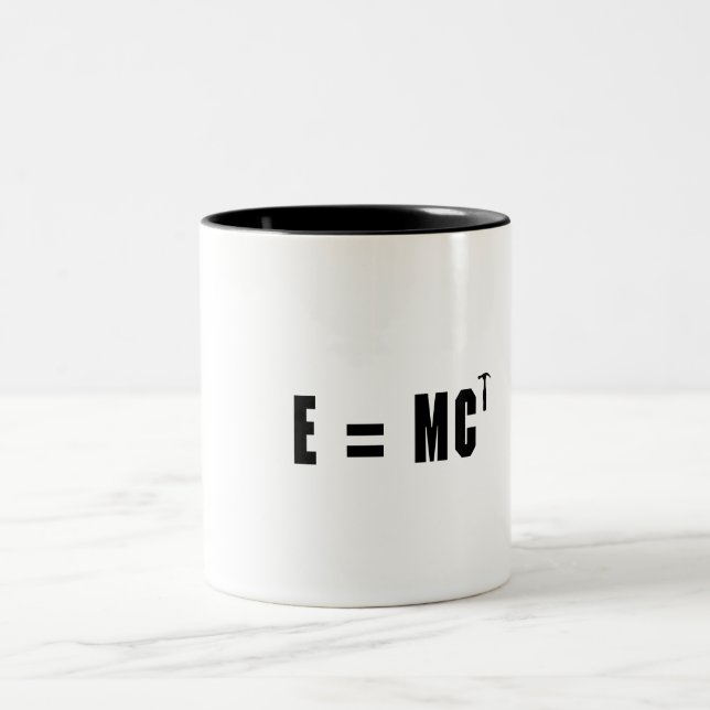 E=MC bultar! Två-Tonad Mugg (Center)