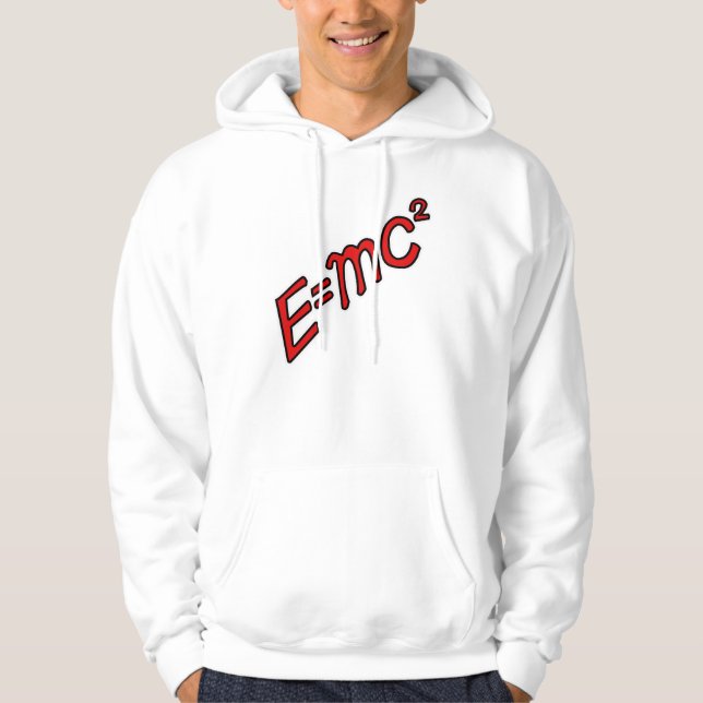 E = mc² – Genimod På Hoodie (Framsida)