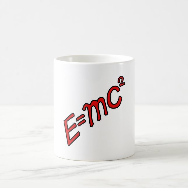 E = mc² – Genimodus På Kaffemugg (Center)