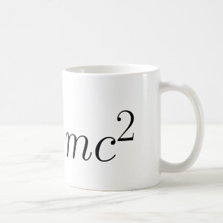 E- = mc-² kaffemugg