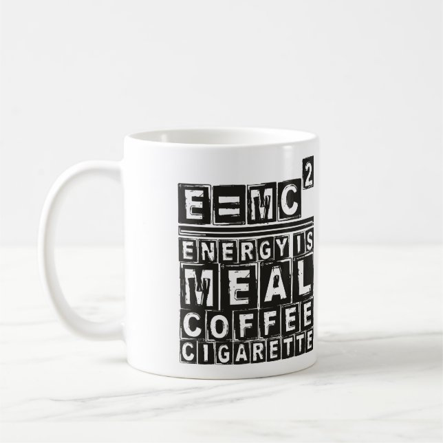 E=mc² Kaffemugg (Vänster)