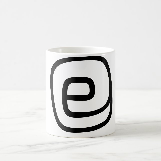 E Monogram Mugg Embellement (Center)