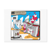 E mot B - 22 "Brunn hej där" vykort