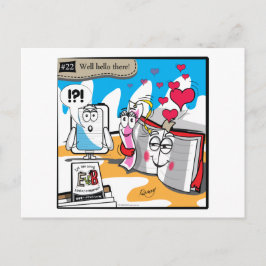 E mot B - 22 "Brunn hej där" vykort