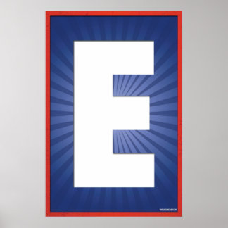 E OMRÖSTNING POSTER