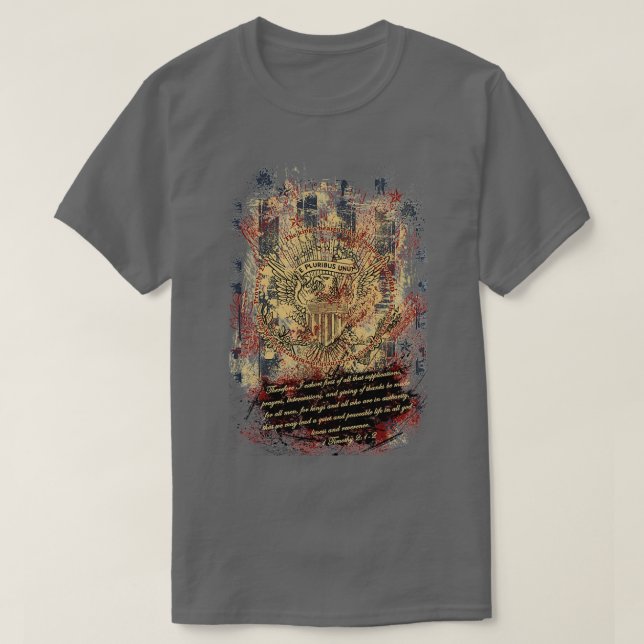 E Pluribus Unum T Shirt (Design framsida)
