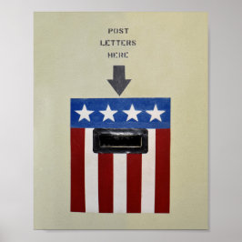 E-post Drop on the USS Battleship Alabama" Poster