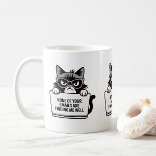 E-posta Sarcasm-arbete från hemmabatsassi-arbetspl Kaffemugg