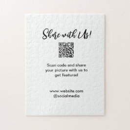 e-postadress för bild-skanning med QR-kod Pussel