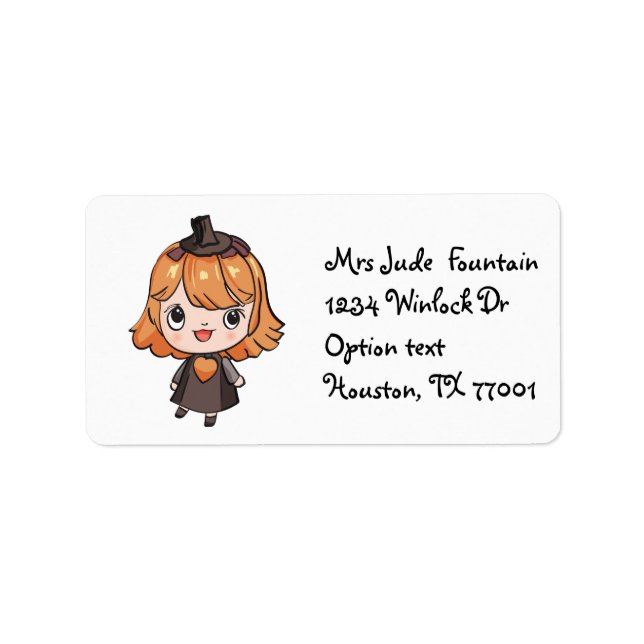 e-postetikett för digital illustration Returadress Adressetikett (Framsidan)