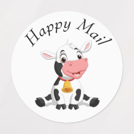 E-postetiketter för Lycklig Klistermärke