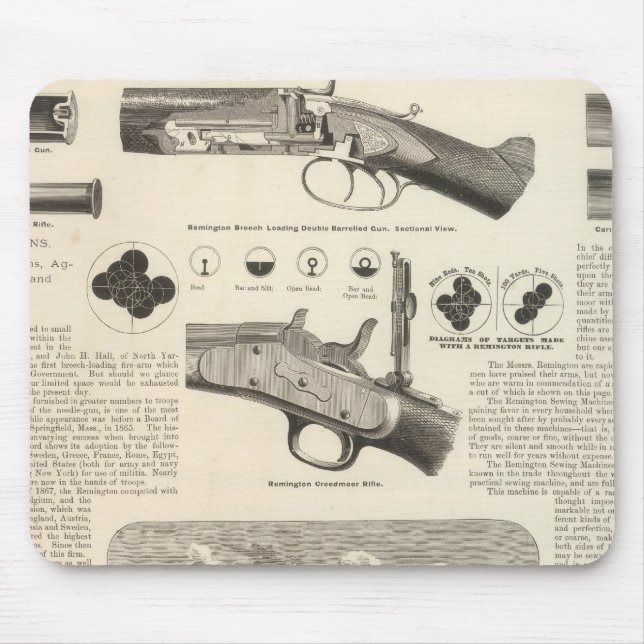 E Remington och Sons Musmatta (Framsidan)