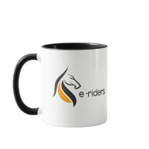 E-Riders anpassad namn kaffemugg