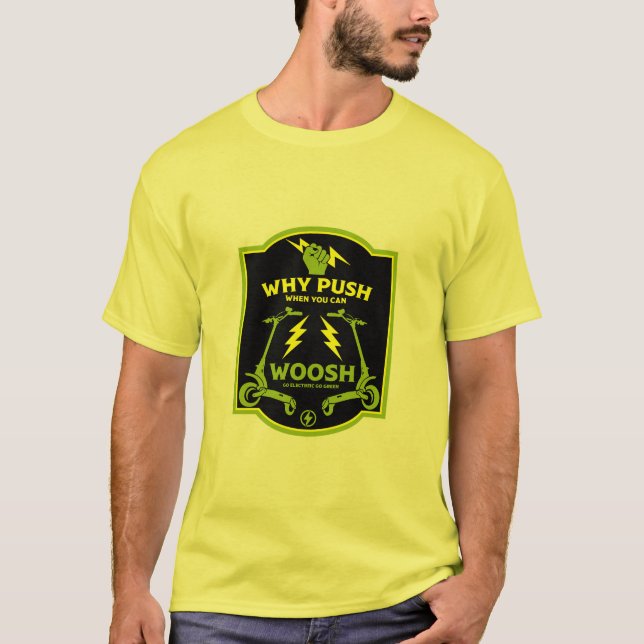 E-skotrar T Shirt (Framsida)