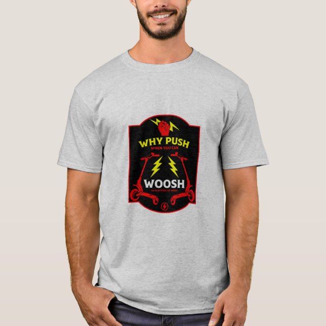 E-skotrar T Shirt (Framsida)