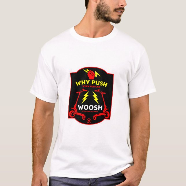 E-skotrar T Shirt (Framsida)