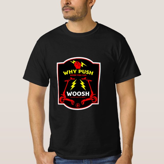 E-skotrar T Shirt (Framsida)