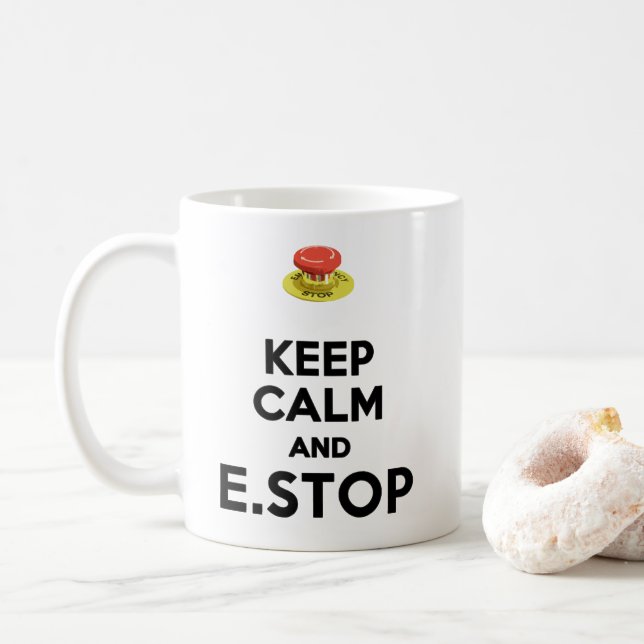 E STOP KAFFEMUGG (Med munk)