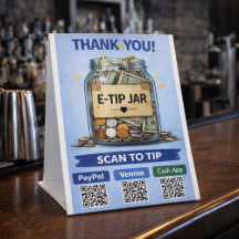 E-Tip Dosa Skanna för att betala QR-kod Piedestal 