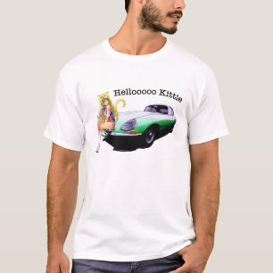 E-typ Jag med den varma kattflickan Tröja