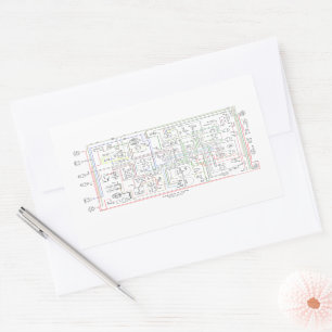 E Typ Jag, Wiring Diagram. Rektangulärt Klistermärke