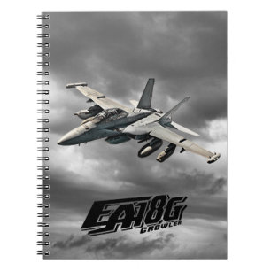 EA-18G bärbar dator med Growler-Spiral-foto Anteckningsbok