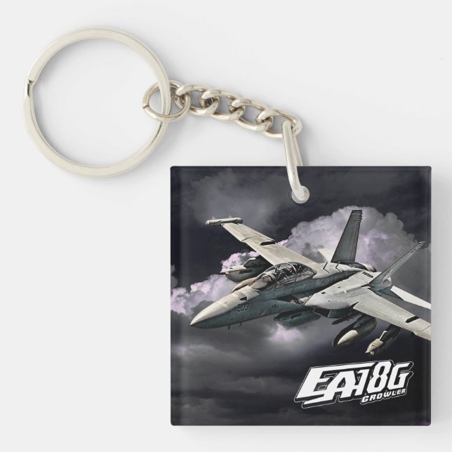 EA-18G Growler Acrylic Keychain Acrylic Keychain (Framsidan)