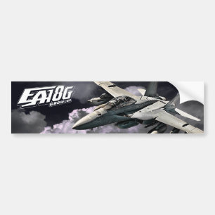 EA-18G Growler Bumper Sticker Bumper Sticker Bildekal