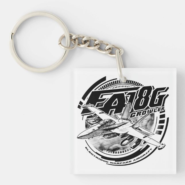 EA-18G growler Keychain Acrylic Keychain (Framsidan)