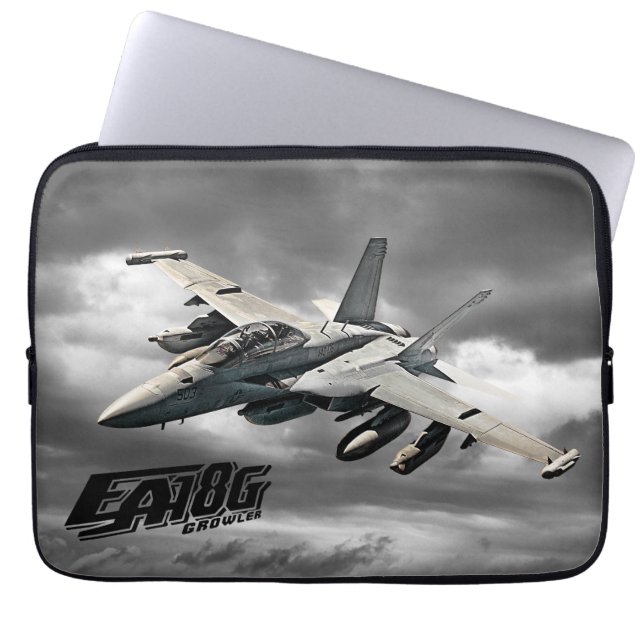 EA-18G Growler Laptop sleeve Electronics Bag (Framsidan)