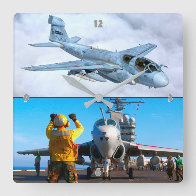 EA-6B PROWLER FYRKANTIG KLOCKA (Framsida)