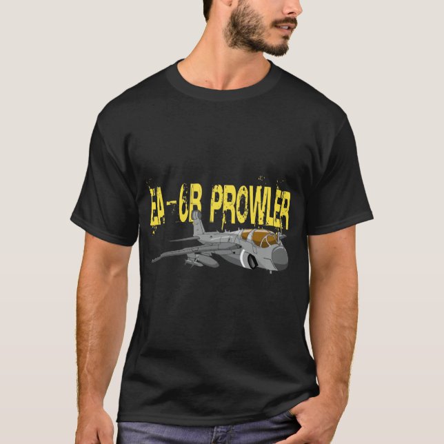 EA-6B Prowler Military Airplane T-shirt design (Framsida)