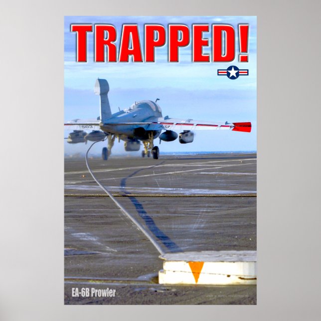 EA-6B PROWLER - TRAPPAD! POSTER (Framsidan)