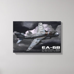 EA--6Bperson som stryker omkring Canvastryck