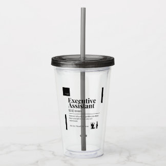 EA Definition Clear Tumbler Take Away Mugg