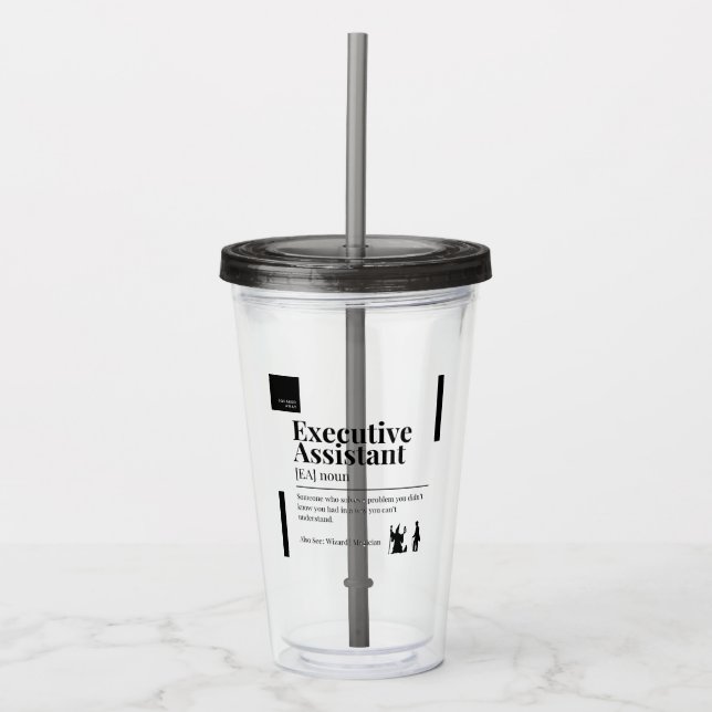 EA Definition Clear Tumbler Take Away Mugg (Framsida)