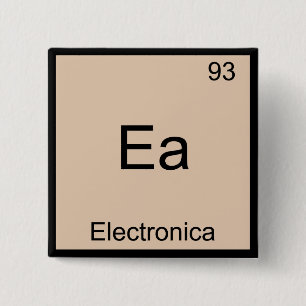 Ea - Electronica Funny Chemistry Inslag-symbol T Knapp