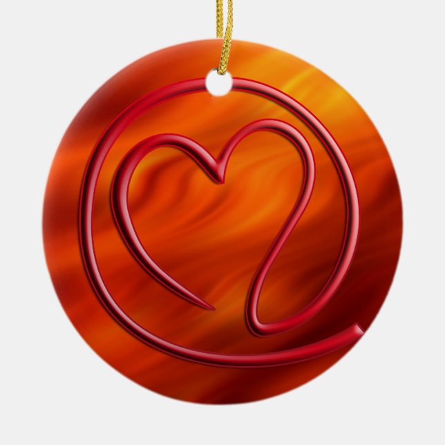 eA i l 4 y o | Brödröd Julgransprydnad Keramik (Framsidan)