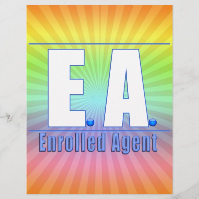 EA LOGOTYP1 ENROLLED AGENT (Framsida)