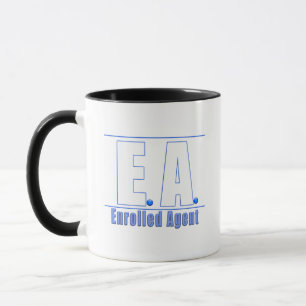 EA LOGOTYP1 ENROLLED AGENT MUGG