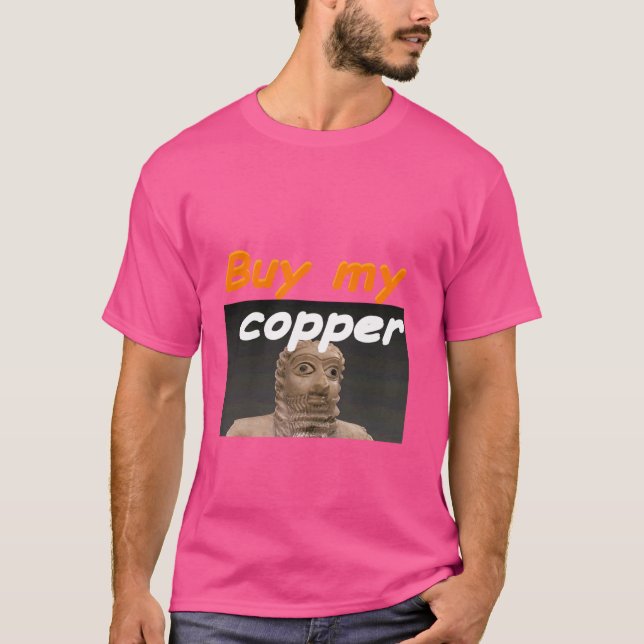 Ea-Nasir Ancient Copper Complaint Memine T Shirt (Framsida)