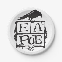 EA Poe boxas papper tallrikar