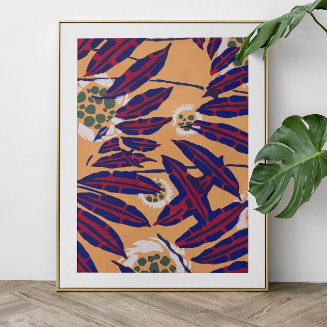 EA Séguy botaniskt blomtryck poster (Skapare uppladdad)