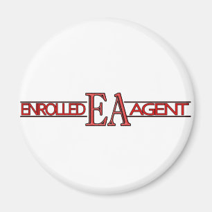 EA SPECIALIST LOGOTYP ENROLLED AGENT MAGNET