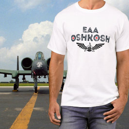 EAA Oshkosh Flygshow Vingar Propeller Kul Flygning T Shirt