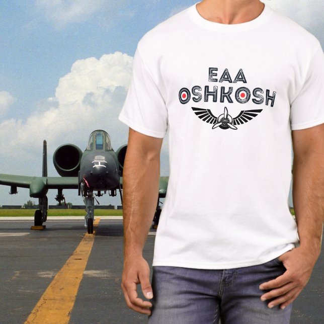 EAA Oshkosh Flygshow Vingar Propeller Kul Flygning T Shirt (Skapare uppladdad)