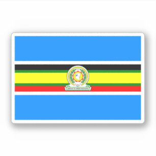 EAC - Östra African Community Flagga Klistermärken